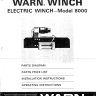 Warn M8000 Winch Owners Manual