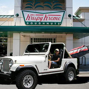 My Jeep At Krispy Kreme