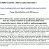 Delco Remy Models 10SI and 12SI Alternators