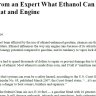 What Ethanol Can Do to Your Engine