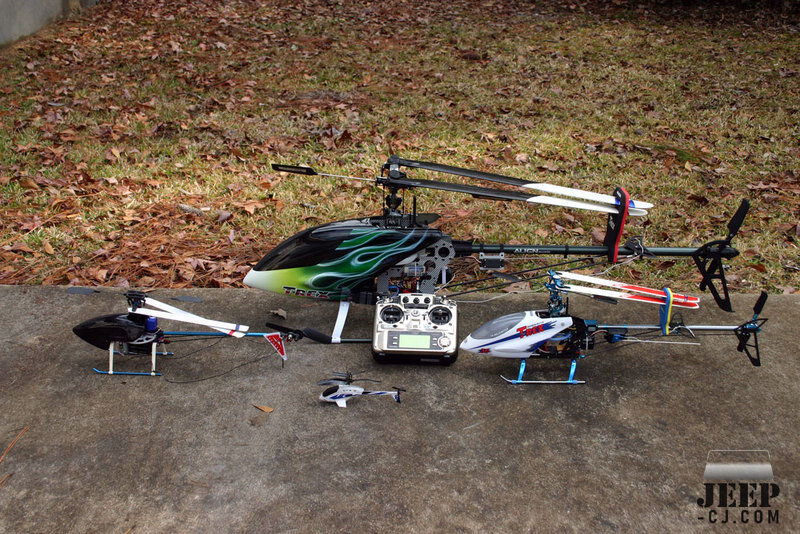 On Old Image Of A Few Rc Helicopters